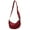 Burgundy, variant on Crescent Bag for Women Men Small Sling Crossbody Bag Dumpling Bag Casual Handbag Adjustable Strap