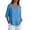 Sky Blue, variant on Womens Linen Tops Summer Linen Tops Womens Gauze Tops Loose Fit Tee Shirt Women Peasant Tops For Women Summer Blouses For Women Beach Vacation Tshirts Flowy Tops For Women Beige S