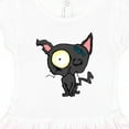 thumbnail image 3 of Inktastic Goth Animals Pets Black Cat Girls Toddler Dress, 3 of 4