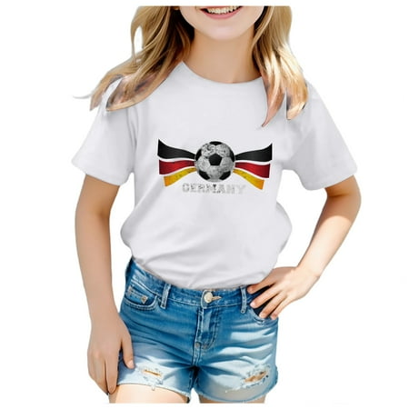 

Unisex Kids Print Tee Boy Girl Funny T Shirts Short Sleeve Round Neck Top For 13Y Shoulder Less Shirts Girls Girls Size 14 2t Girls Undershirts 6x Girls Toddler for Girls Dinosaur Shirt Girl Top Women
