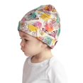 thumbnail image 3 of Honeii Butterflies and Roses or Baby Beanie 0-6 Months 6-12-24 Months Kids Winter Hat,Toddler Beanies Baby Girl Boy Hat Warm Cap for Baby, Infant, Toddler-, 3 of 6