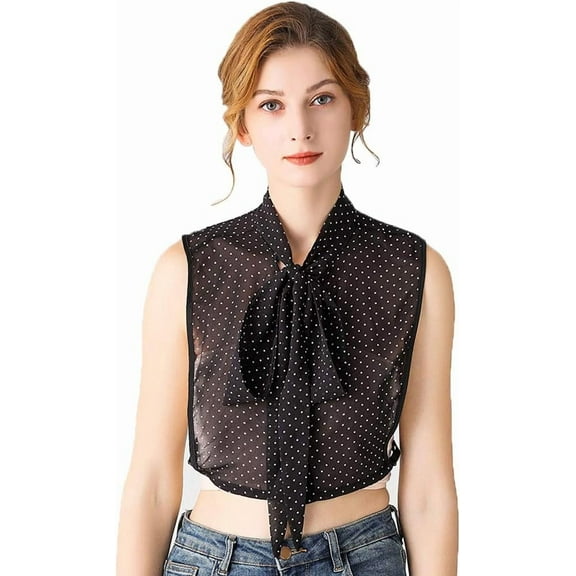 Camicover Fake Collar Detachable Half Shirt Dickey Collar Top False Collar for Women