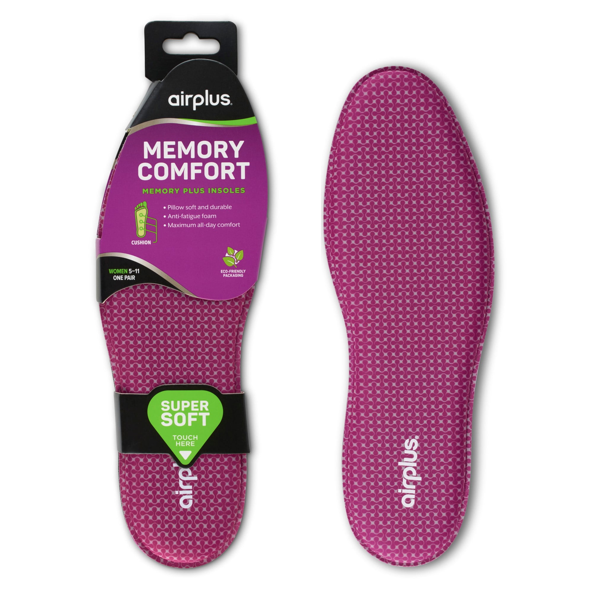 Memory Foam Airplus Work Boot Shoe Insert Insoles Comfort Pain Relief Worksites 