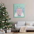 thumbnail image 2 of Stupell Industries Vintage Pastel Holiday Reindeer Graphic Art Gallery Wrapped Canvas Print Wall Art, Design by Melissa Wang, 2 of 7