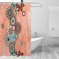 thumbnail image 2 of Coolnut Mandala Pattern Shower Curtain for Bathroom Modern Bathroom Waterproof Washable Fabric Shower Curtains with 12 Hooks for Hotel Bathroom Bathtubs 60x72 Inch Home Decor, 2 of 6