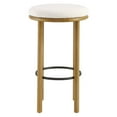 thumbnail image 4 of Fable Boucle Fabric Bar Stools - Set of 2 in Oak Ivory, 4 of 8
