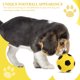 thumbnail image 5 of Juguete masticable para perros con forma de balón de fútbol, juguete chirriante para perros, juguete molar interactivo para mascotas, 5 of 8