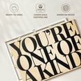 thumbnail image 6 of Elephant Stock You're One Of A Kind Typography Wall Art - Horizontal Canvas Wall Art - Living Room Wall Decor - Inspirational And Typography Canvas - Beige And Black Decor - 12" x 8", 6 of 8