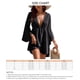 thumbnail image 5 of Vestido de verano con escote en V profundo, vestido corto para mujer Vestido corto de verano con escote en V profundo para mujer Vestido con escote en V profundo Rendimiento potente, 5 of 5