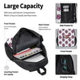 thumbnail image 6 of Naloa Cute Number 8 Print Large Capacity Backpack Lunch Bag Pencil Case Combination 3 Piece Set for Student, 6 of 8