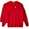 thumbnail image 3 of Hanes Mens ComfortBlend EcoSmart Crew Sweatshirt - Best-Seller, 5XL, Deep Red, 3 of 5