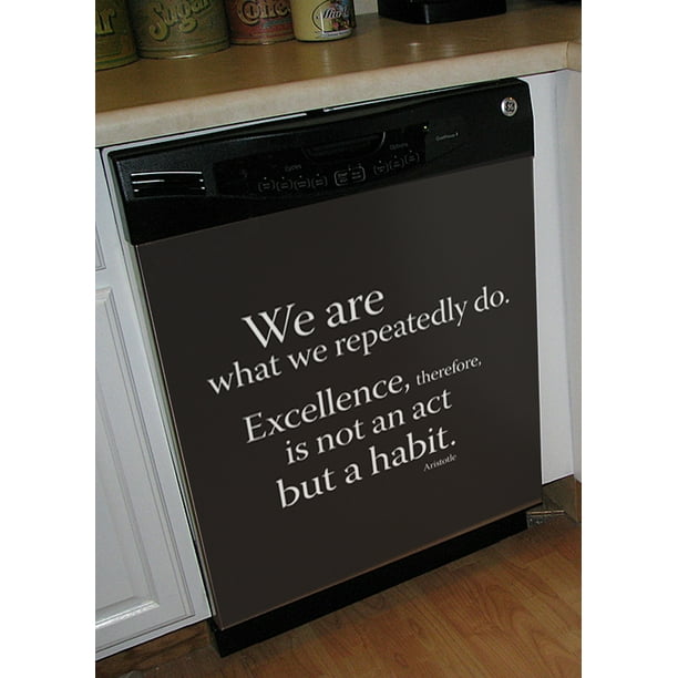 Appliance Art Inspirational Wise Quotes Dishwasher Cover Kitchen