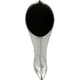 thumbnail image 4 of Franco Sarto Women's L-Katherine Pointed Toe Knee High Boots Silver Metallic 8W, 4 of 5
