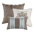 thumbnail image 3 of Caroline Jacquard 7 Piece Comforter Set Blue Cal King, 3 of 5