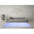 thumbnail image 3 of Ahgly Company Indoor Square Abstract Blue Contemporary Area Rugs, 5' Square, 3 of 4