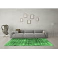 thumbnail image 3 of Ahgly Company Indoor Rectangle Persian Emerald Green Bohemian Area Rugs, 7' x 10', 3 of 4
