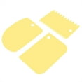 thumbnail image 2 of 3Pcs Dough Pastry Scraper Silicone Bowl Scraper Plastic Dough Scraper Cake Pizza Cutter Kit Pastry Bread Separator For Bread Dough Cake Fondant Icing, 2 of 7