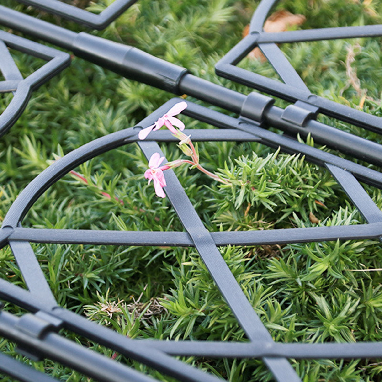 Climbing plant Rustproof Iron Potted Vine Vegetables Vining Flowers Patio Metal Wire Lattices Grid Panels for Cucumbers