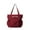 Red, variant on Baiways College Students Simple Multi-Purpose Large Capacity Single Shoulder Canvas Bag, Tutorial Class Multi-Layer Oblique Span Bag 12.2*11*4.33in