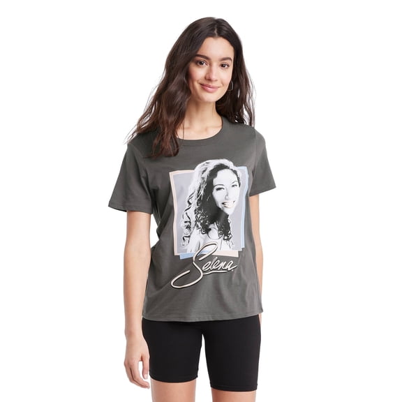 Selena Women's Short-Sleeve "Anything For Selena" Graphic T-Shirt