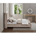 thumbnail image 6 of Meridian Furniture Penny Beige Chenille Fabric Full Bed, 6 of 11
