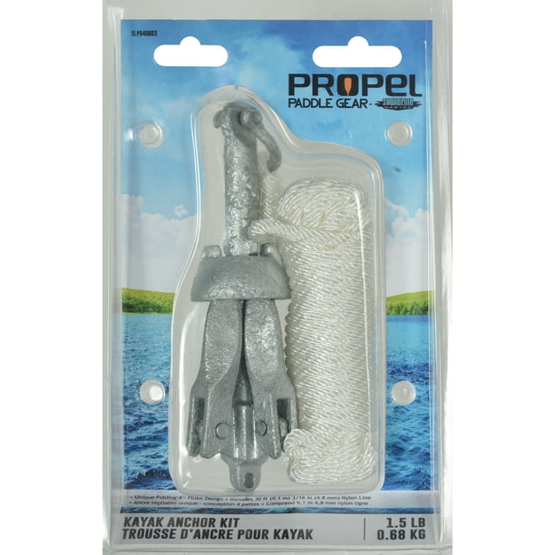 Propel Paddle Gear by Shorline Marine 1.5lb Folding Anchor Kit