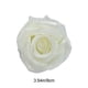 thumbnail image 3 of Rosa De Seda 1 pieza de rosas de seda multicolor, rosas artificiales de tela para arreglos florales de ramos de boda (blanco) JASKFLY, 3 of 8