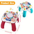 thumbnail image 3 of Jouet pour Bébé Table d'Activité Musicale Multifonctionnelle/apprentissage Développement Éducation Précoce, 3 of 5