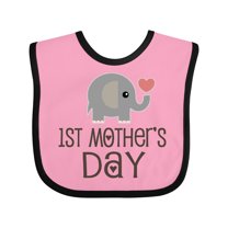 Inktastic 1st Mothers Day Boys or Girls Baby Bib