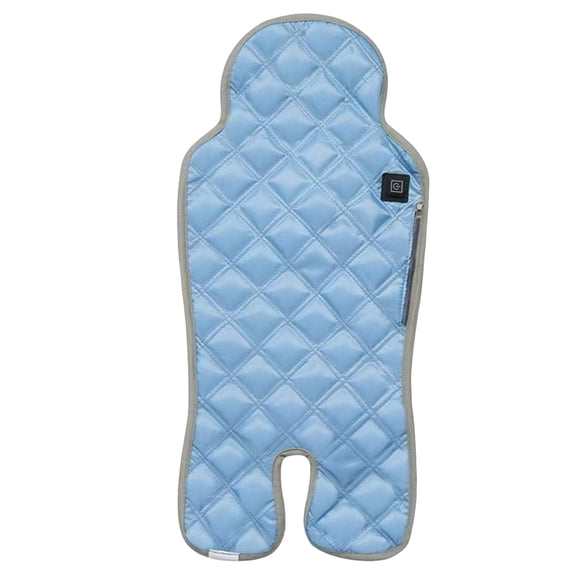 yocbz Baby Stroller Heater Pad Creative USB Rechargeable Cozy Stroller Seat Liners for Car Seats, Highchairs, Bouncers (Blue, 68 * 32CM)