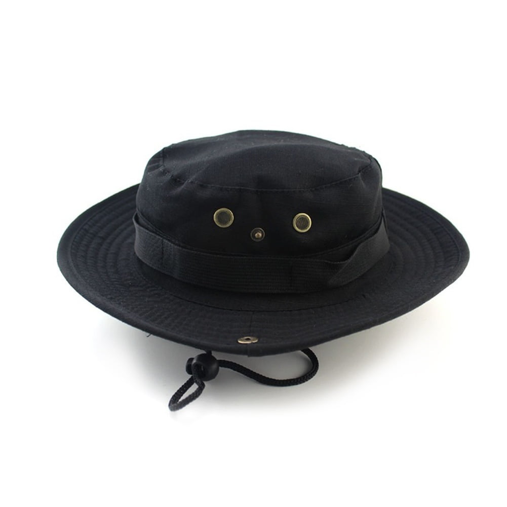 Bucket Hat Boonie Hunting Fishing Outdoor Cap Wide Brim Military Unisex Sun Hats