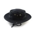 thumbnail image 2 of HQZY Men's Fishing Hunting Bucket Hat Boonie Outdoor Cap Washed Cotton Safari Summer - Black, 2 of 8