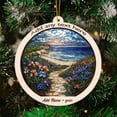 thumbnail image 3 of Atlantic Coast Beach Stained Glass Suncatcher Ornament – Text Christmas 2025 Tree Decoration Gift for Family, Friends, Man & Woman, 3 of 6