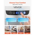thumbnail image 4 of VEVOR Bladeless Tower Fan, 65° Oscillating Standing Fan, 12 Speeds & 4 Modes & 8H Timer, 14.76 ft/s High Velocity Floor Air Circulator, Powerful Airflow for Bedroom, Living Room, White, 4 of 9