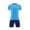 Blue, variant on ATOGUTA Boys Tracksuit Size 4-16 Years Athletic Shorts and Performance T-Shirt Crew Neck Boy Clothes Set, Summer Kids Outfit Red
