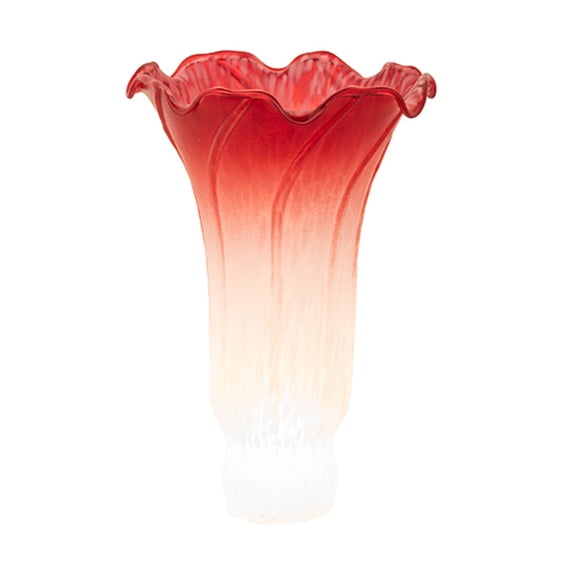 4" Wide X 6" High Pink/White Pond Lily Shade