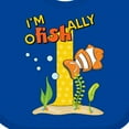 thumbnail image 4 of Inktastic I'm O-fish-ally One Cute Clownfish First Birthday Boys or Girls Baby Bib, 4 of 4