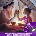 thumbnail image 3 of Llavero con linterna pequeña Ecation, 20 unidades, de plástico morado, LED, 3 of 6