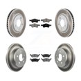 thumbnail image 1 of Transit Auto Front Rear Coated Disc Brake Rotors and Semi-Metallic Pads Kit for Car Dodge Grand Caravan Chrysler Town & Country Voyager KGS-100683, 1 of 11