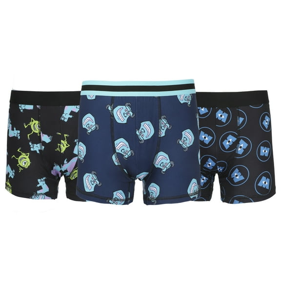 Monsters Inc. All-Over Print Men's Boxer Briefs Multipack (3 Pack)