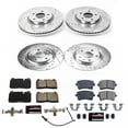 thumbnail image 3 of PowerStop Front and Rear Z23 Evolution Sport Carbon-Fiber Ceramic Brake Pad and Drilled & Slotted Rotor Kit Fits: AUDI Select Models K7096, 3 of 10