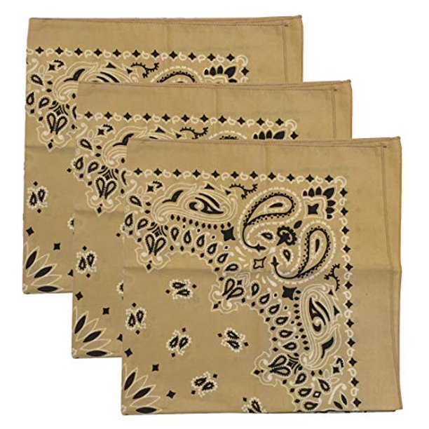 Usa Made Military Army Trainmen Paisley 22 Hav A Hank Paisley Bandana Made In Usa Set Of 3 Khaki Walmart Com