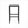 thumbnail image 6 of Outdoor Bar Stools | Modern Industrial Set of 2, 30 inch for Patio | Acacia Wood | Slate Gray, 6 of 11