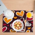 thumbnail image 4 of Wzzjkit Valentine's Day Placemat Festive Party Dining Room Table Cover Home Kitchen Table Heat Mat, 4 of 5