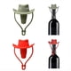 thumbnail image 2 of Tapones de Silicona para Vino con Forma de Sombrero de Vaquero, Decorativos para de Vino, con Diseño de Sombrero., 2 of 5