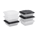 thumbnail image 1 of Contenedor Alimentos Con Tapa Recipientes Plástico 6 pz, 1 of 5