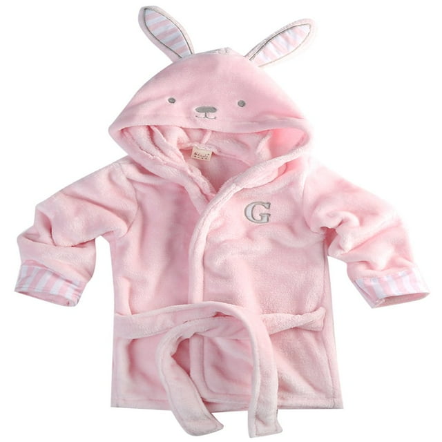 Peignoir de Bain à Capuche pour Bébé Garçon Fille Animal Peignoir de Bain Vêtements de Nuit pour Bébé
