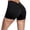 Black, variant on Women's Biker Shorts Workout Gym Shorts Craze High Waist Tummy Control Seamless Scrunch Running Yoga Leggings Black L