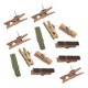 thumbnail image 1 of Mini clips de fotos Madera Papel Craft Pinzas Art Decoration Festival Pegs Portables Abrazaderas para el hogar Office 100 paquetes seitruly HA012313-00, 1 of 7