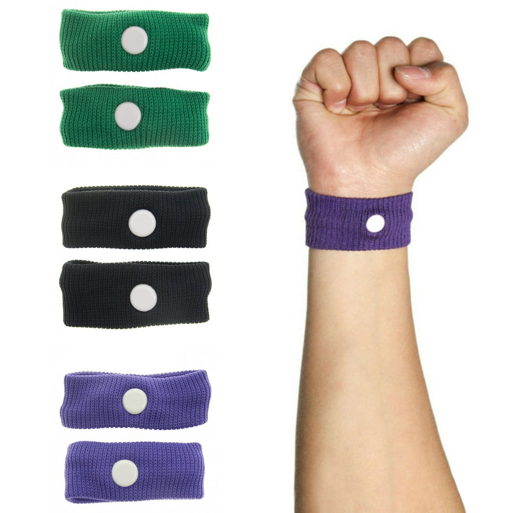 3 Pairs CVS Acupressure Motion Sickness Wristbands Travel Bracelets